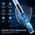 ARECTECH Electric Candle Lighter Rechargeable Lighter Arc Plasma Lighters for Candle Kitchen Camping Christmas Type-C Blue...