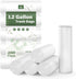 Jaoul 1.2 Gallon Trash Bags, Unscented Strong Small Trash Bags Bathroom, Small Garbage Bags for Bathroom Can, White Trash Can Liners 100 Count...