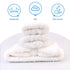 3 Pack Spa Headband and Wrist Washband Face Wash Set,Reusable Soft Makeup Headband Fleece Skincare Headbands for Washing Face Shower (Loose White)...