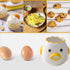 ZOSTLAND Egg Yolk Separator, HQ Creative Ceramics Cute Little Chicken Egg Yolk White, Funny Style Simple Automatic Separation Baking Assistant Too...