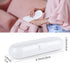 Fowecelt 2 Pack Electric Toothbrush Travel Case for Oral-B Pro and Other Electric Toothbrush, Portable Travel Toothbrush Holder (White & Clear)...