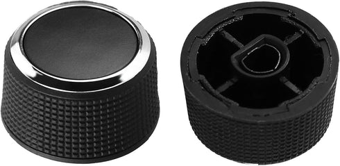 2PCS Rear Radio Volume Control Knob 2291-2547 Compatible for Escalade Enclave Tahoe Chevy GM*C Acadia Sierra 1500 2500HD 3500HD 2007-2013 Rear Rad...