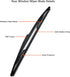 Replacement for Ford Edge 2007-2014 / Lincoln MKX 2007-2015 Rear Windshield Wiper Arm Wiper Blade, Rear Window Wiper Arm Blade Set, Replacement OE...