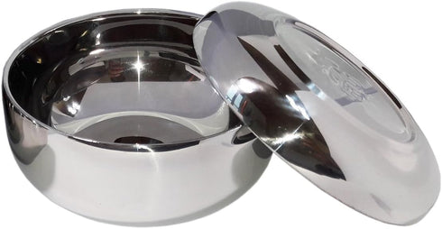 2sets Vacuum Insulated Double Wall Skin Stainless Steel Good Fortune Korean Traditional Rice Bowl with Lid...