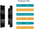 Camera Body Cap and Lens Rear Cap Cover Replacement for Sony Alpha A-Mount/Minolta AF Mount Lens,2 Packs...