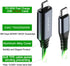 IHAO USB Type C to Type C PD 60W Fast Charging Cable Phone Charger High Data Speed Cool Light Up LED Current Flowing for All USB C android and ios...