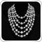 Jeairts 1920s Layered Rhinestone Collar Necklace Silver Sparkly Crystal Bride Wedding Necklaces Jewelry for Women...