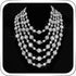 Jeairts 1920s Layered Rhinestone Collar Necklace Silver Sparkly Crystal Bride Wedding Necklaces Jewelry for Women...