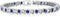 Gem Stone King 3MM Simulated Blue Sapphire and Sparkling White Cubic Zirconia Tennis Bracelet for Women | 4.50 Cttw | Size 7 Inch | Choice of Colo...