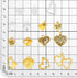 PH PandaHall 150 Pcs 15 Styles Heart Charms, Alloy Heart Pendants Tibetan Style Thank You Charms for Jewelry Earring Bracelet Necklace Pendant Mak...
