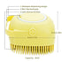 Pet Dog Cat Shedding Shampoo Brush Pet Bath Massage Shower Bubbles Self Cleaning Dog Grooming Brush Scrubber Brush for Bathing Hair Removal Soft S...