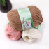 6-Pack 100% Merino Wool Yarn for Knitting and Crochet by Sunny Cat (01 Milky White) 780 Yards...