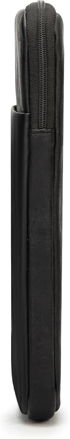 Kinmac 360° Protective Vertical Style Waterproof Laptop Sleeve Case Cover (Black PU, 15.6 inch-16 inch)......