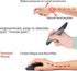 lychee Wireless Optical Pocket Pen Mouse, 2.4GHZ USB Wireless Optical Pen Mouse 800/1200/1600 DPI Adjustable Handwriting Mini Air Mouse Mice for P...