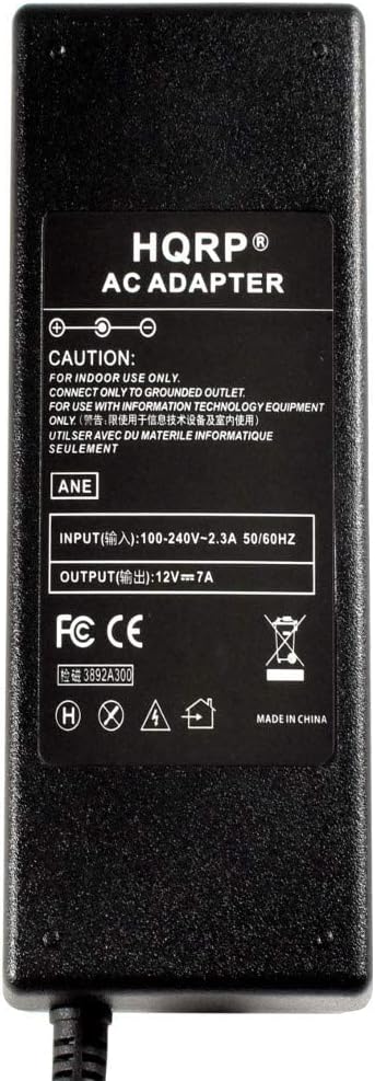 HQRP Powerful 84W Car Charger Converter 120V AC to 12V DC Adapter Power Supply Cord Compatible with Engel Portable Refrigerator-Freezer Model MD14...