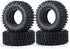4PCS 1.0" Crawler Tires Rubber Wheel Tires Set for 1/24 Axial SCX24 90081 AXI00001 AXI00002 AXI00005 AXI00006 RC Crawler Car (50mm)...