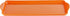 Calypso Basics Plastic Tidbit Melamine Sandwich Tray, Orange...