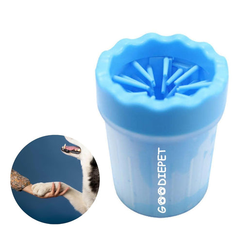 Dog Paw Cleaner | Paw Washer for Small, Medium and Large Dogs | Easy to Use and Clean (Blue, Medium)...