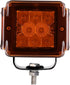 2PCS 3 Inch Pod Light Covers Amber LED Pods Cover Amber LED Light Bar 3x3 Square Work Lights Cube Covers Ditch Pods PC Lens Cover...