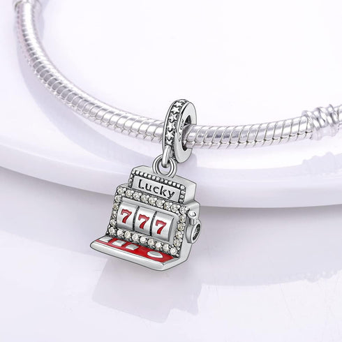 Parmuz 925 Sterling Silver Charm for Bracelet Necklace for Women Dangle Love Heart Clover Couple Travel Charm Beads Pendants DIY Jewelry Gift...