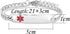 Red Medical Alert Bracelet for Women Men Emergency First Aid Health Alert Engraved Adjustable Stainless Steel Chain Bracelets...