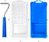 Mister Rui Paint Tray, 2 Inch Paint Tray with Liners, 22 Pack, Disposable Paint Roller Trays with Roller Frame, Plastic Paint Tray Liners, Small P...