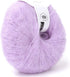 Yarn Thread Popular Multi Color Soft Mohair Fiber Long Angora Wool Hand Knitting Yarn Roving for Weave Scarves (violet)...