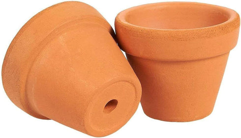 Juvale 10-Pack 1.5-Inch Mini Terracotta Plants Pots with Drainage Holes for Cactus, Succulents, Tiny Clay Terra Cotta Flower Pot Planters for Nurs...
