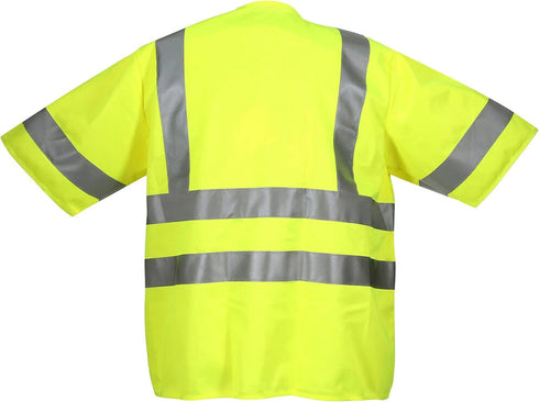 3M Reflective Short Sleeve Safety Vest Featuring Scotchlite Reflective Material...
