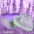 DEYBBY Large Heart Shaped Scented Tea Lights Candles, Smokeless Soywax —6 Hours Long Burning Lavender Purple Aromatherapy Candles for Relaxation, ...