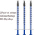 20Pcs Syringe Blunt Tip Needle and Cap - 1ml Syringes 14ga 16ga 18ga 20ga Blunt Needles- Oil or Glue Applicator...