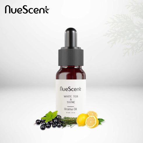 White Tea & Thyme Aroma Oil for Scent Diffusers - 10 Milliliter...