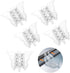 5 PCS Sliding Door Lock Durable Sliding Door Child Lock Child Safety Sliding Glass Door Lock No Drill Toddler Childproof Slider Door Window Stop f...