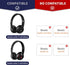 Solo3 Ear Pads Cushions Replacement for Beats Solo 2 & Solo 3 Wireless On-Ear Headphones, Ear Cushions Memory Foam Earpads with Soft Protein Leath...