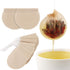 Tea Filter Bags, 300pcs Disposable Empty Tea Bags Tea Infuser Drawstring Teabags Safe Natural Material Tea Bags for Loose Leaf Herbs Teas (Round S...
