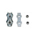 12 pcs M5 Poly Rope Connectors, Wires Splicer Galvanized Steel Connectors for Electric Fences Wires...