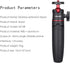 Black Mini Tripod for Camera, 1/4" Screw Universal for Sony/Canon/Nikon/Fujifilm Vlog Camera, Extendable Handheld Portable Vlogging Tripod Mount, ...
