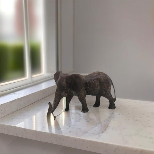 Andux Realistic Animals Figures Toys Marine Life Wild Jungle Learning Educational Playset FZDW-03 (Elephant)...