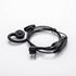 Single Wire Swivel Walkie Talkie Earphone with PTT and Microphone for 2 Pin 2.5mm+3.5mm Motorola Two Way Radio CP200 GP2000 XU1100 PRO3150 SP10...