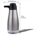 AIKE 15fl.oz Stainless Steel Liquid Soap Dispenser for Dish and Hand Soap...