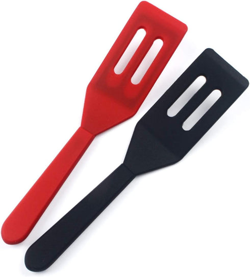 Mini Brownie Serving Spatula, Cookie Silicone Spatulas Flexible Nonstick Silicone Serve Turner Heat-Resistant for Flip Egg in Small Frying Pan Coo...