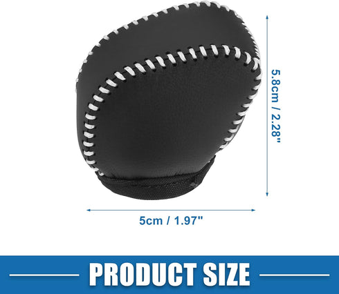 Automatic Gear Shift Knob Cover Sheath Transmission Shift Lever Boots for Lexus NX250 NX350 RX350 RX450h 2022-2023 Faux Leather Black w/White Stit...