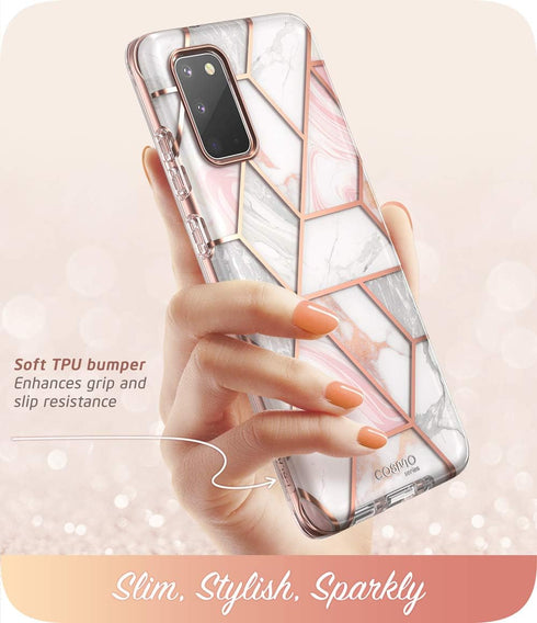 i-Blason Cosmo Series Case for Samsung Galaxy S20 5G (2020 Release), Slim Stylish Protective Bumper Case Without Built-in Screen Protector, Marble...