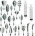 Jelly Decorating Tools - 3D Gelatin Jelly Cake Art Tools Set with Syringe Pudding Pastry Nozzles Stainless Steel Needles Tips Baking Pastry...