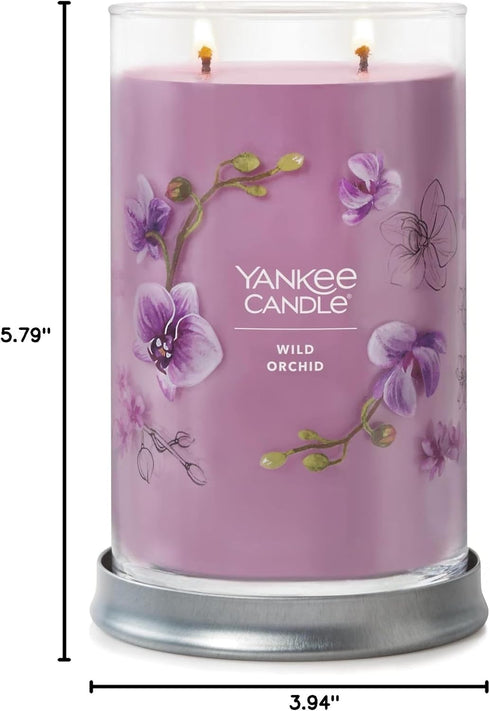 Yankee Candle Large Tumbler Scented Candle with up to 80 Hour Burn Time, Premium Plant Wax Blend for Consistent Burn, 20 oz Tumbler Candle with Ro...