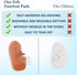 Wool Felt Ball of Foot Cushion Shoe Insoles for Metatarsalgia Mortons Neuroma, Self-Adhesive Gel Metatarsal Foot Pads Insert for Sesamoid Pain Rel...