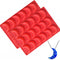 Fewo 2 Pack Moon Ice Cube Tray Silicone Crescent Mold for Chocolate Candy Gummy Jello Jelly Resin Cake Mini Soap Wax Crayon Melt...