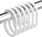 Amazer White Shower Curtain Hooks Rings, 24 Pcs Plastic Shower Curtain Rings, Plastic Shower Curtain Hooks for Bathroom Shower Rod, White Shower H...
