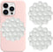 2PCS Round Silicone Suction Phone Case Adhesive Mount, Strong Grip Holder for Selfies & Shooting Videos, Anti-Slip, Durable, Easy to Use, iPhone &...