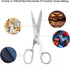 Ultra Office Forged Scissors, Heavy Duty Sewing Scissors, 7" Stainless Steel Scissors for Craft Cutting Cloth Leather Canvas Denim Paper (1pcs)...